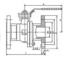 High-pressure floating ball valve